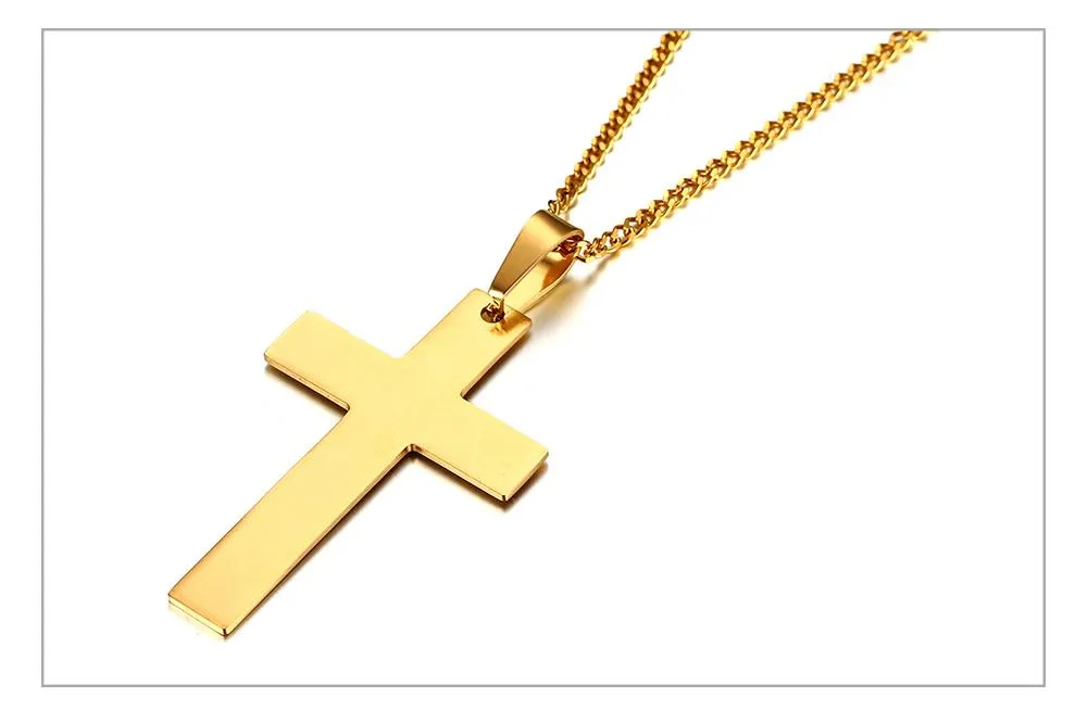 24" Jesus Cross Prayer Necklace