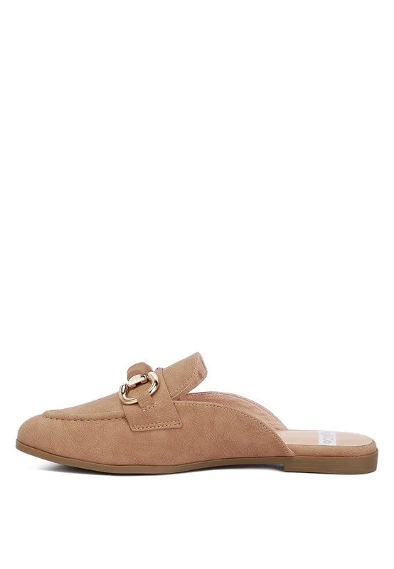 Abner Raffia Slip On Mules