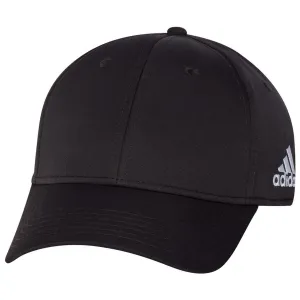 adidas Golf Black Core Performance max Structured Cap