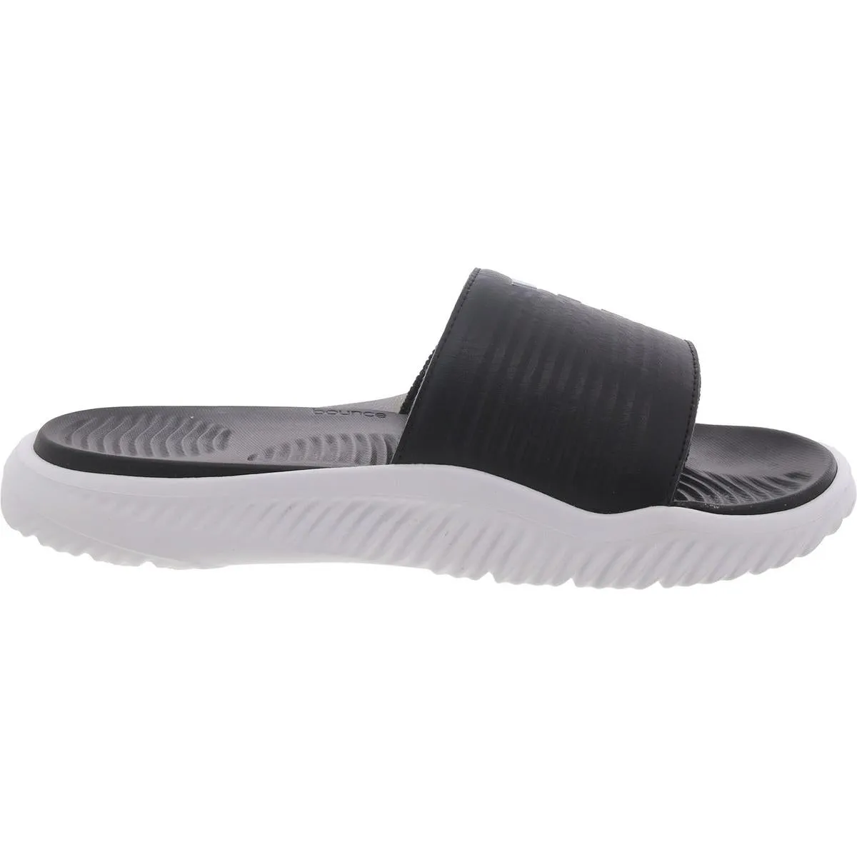 Adidas Mens ALPHABOUNCE SLIDE 2.0 Slip on Adjustable Pool Slides