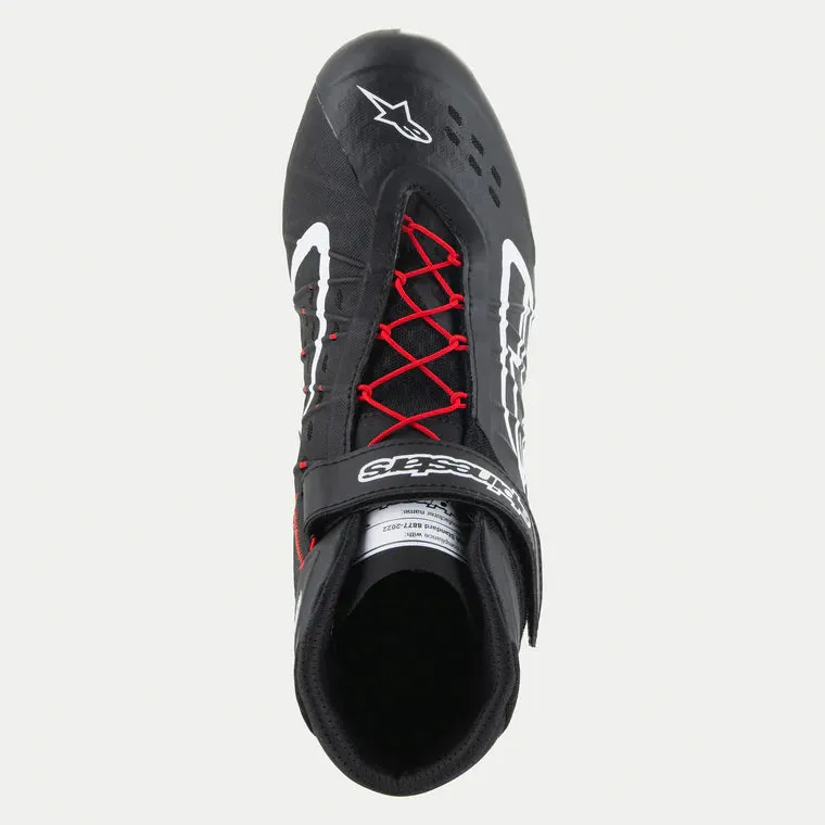 ALPINESTARS 2712124_123_10 Karting shoes TECH-1 KX V3 FIA 8877-2022 - Black / White / Red, Size 10