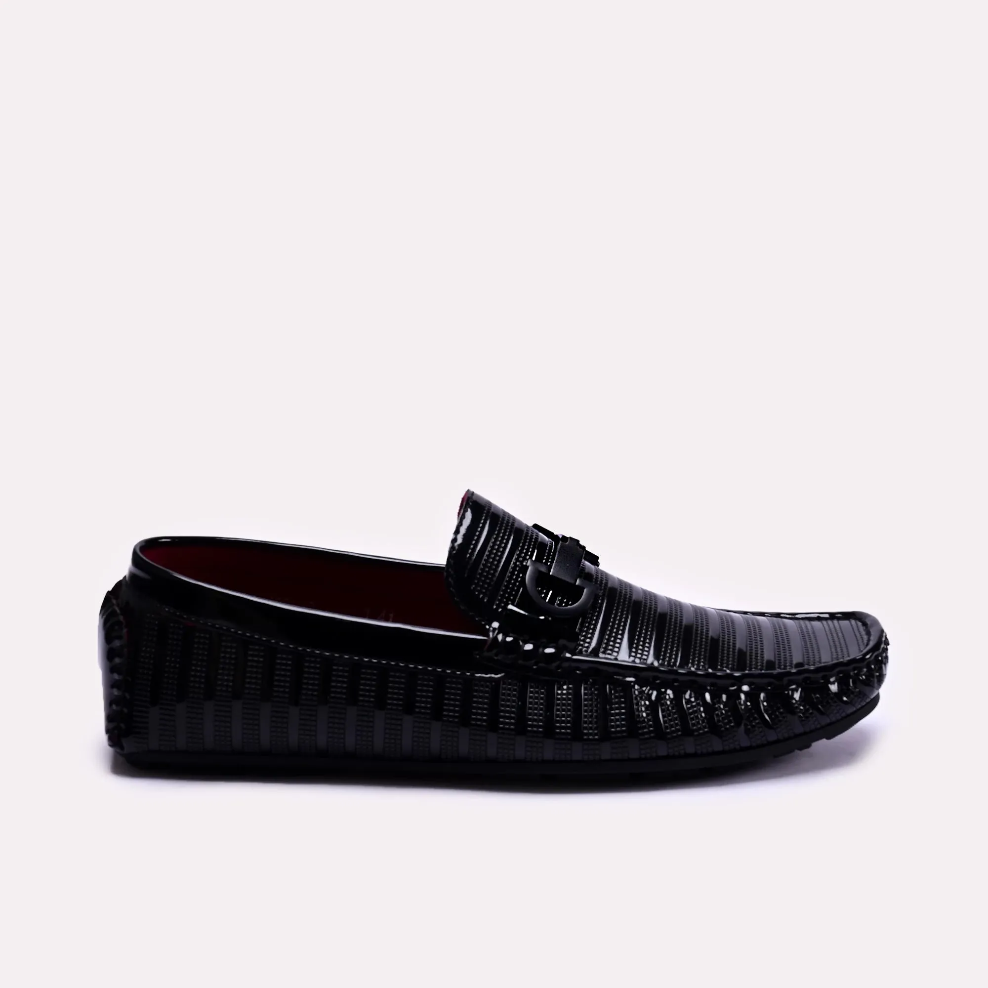 Alvin Black Striped Loafers 0130795