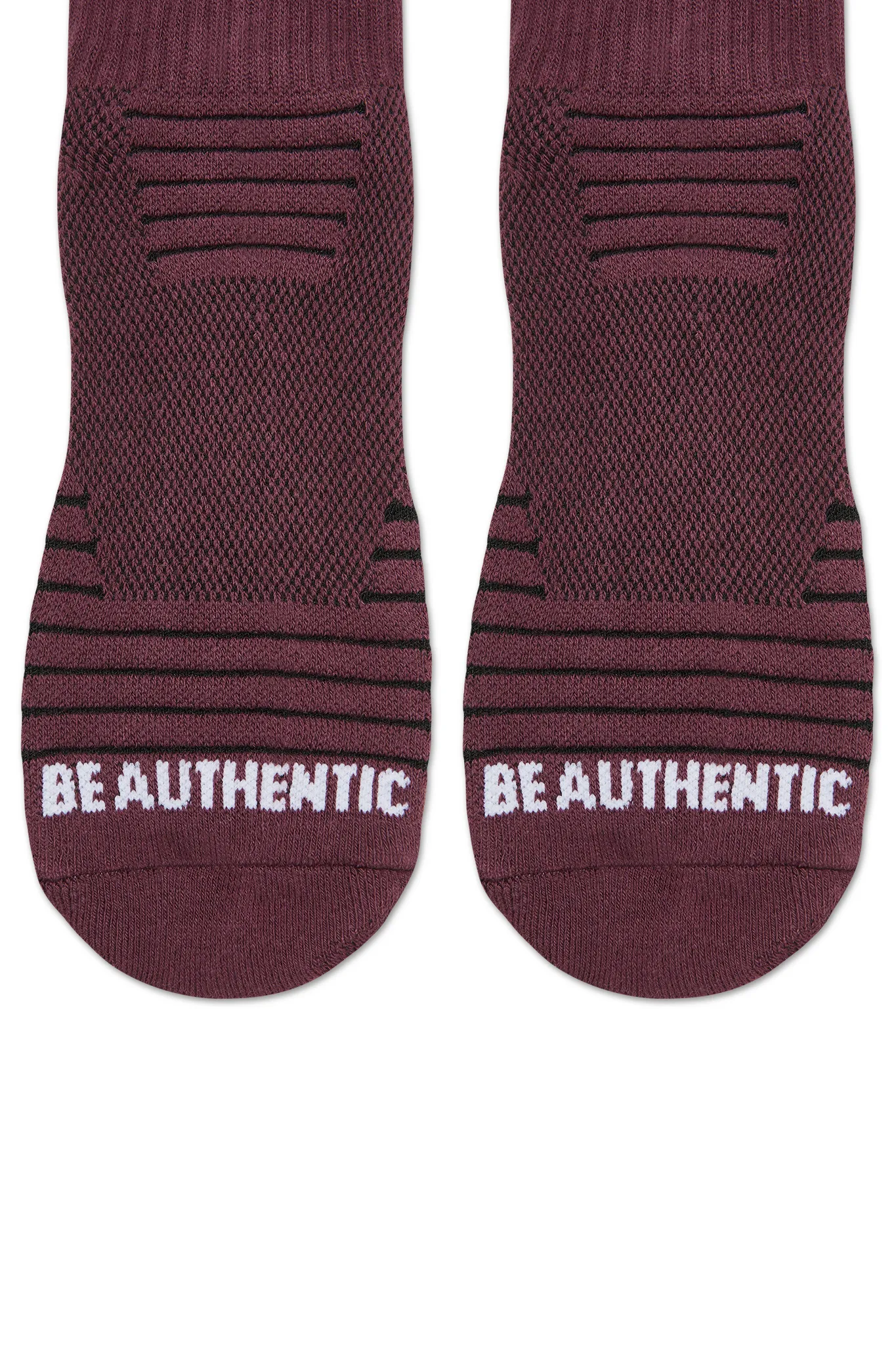 Ankle Height Logo Socks Berry Wine