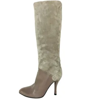 Bally Suede & Leather Knee High Boots. Size 38