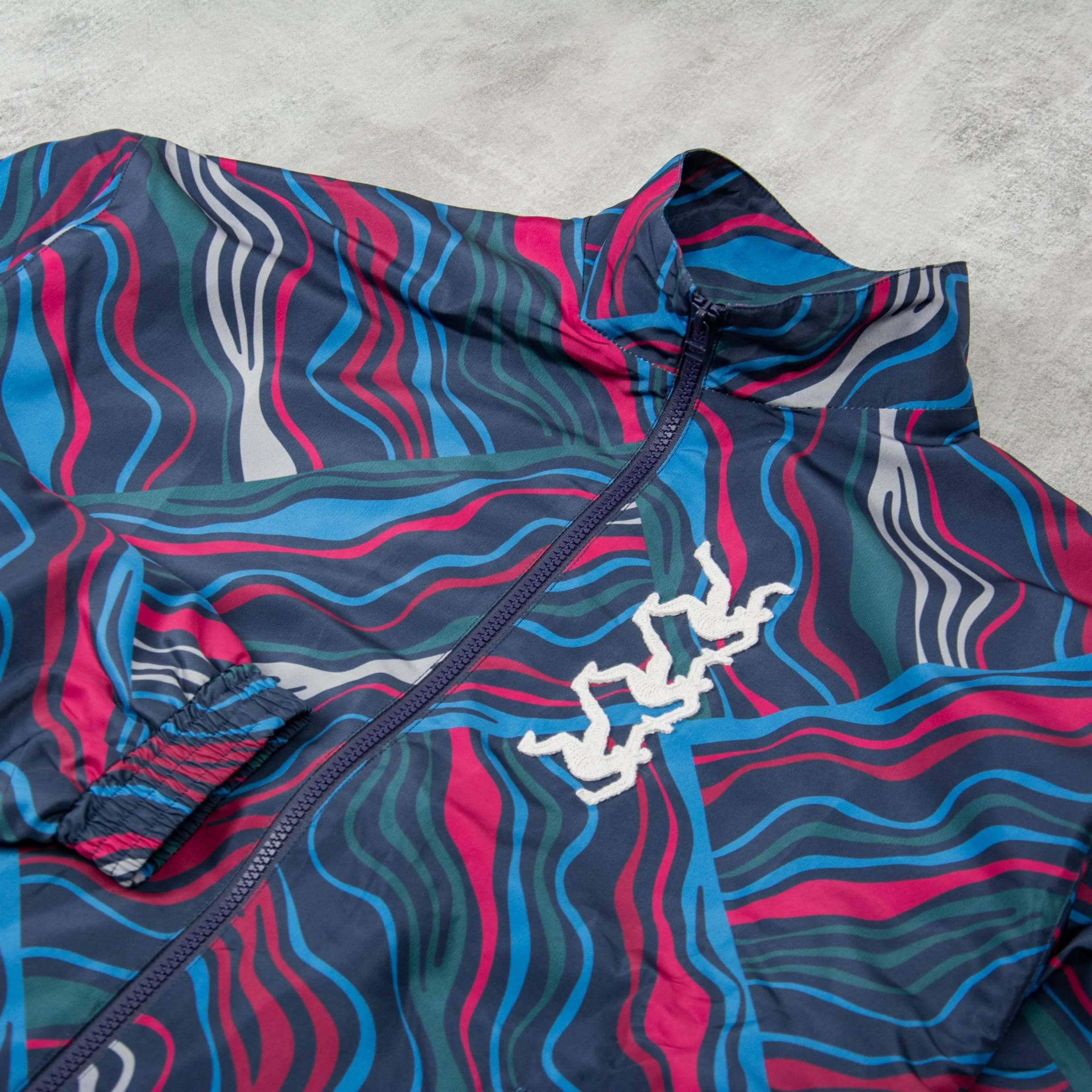 By Parra Track Flow Track Jacket - Navy Blue