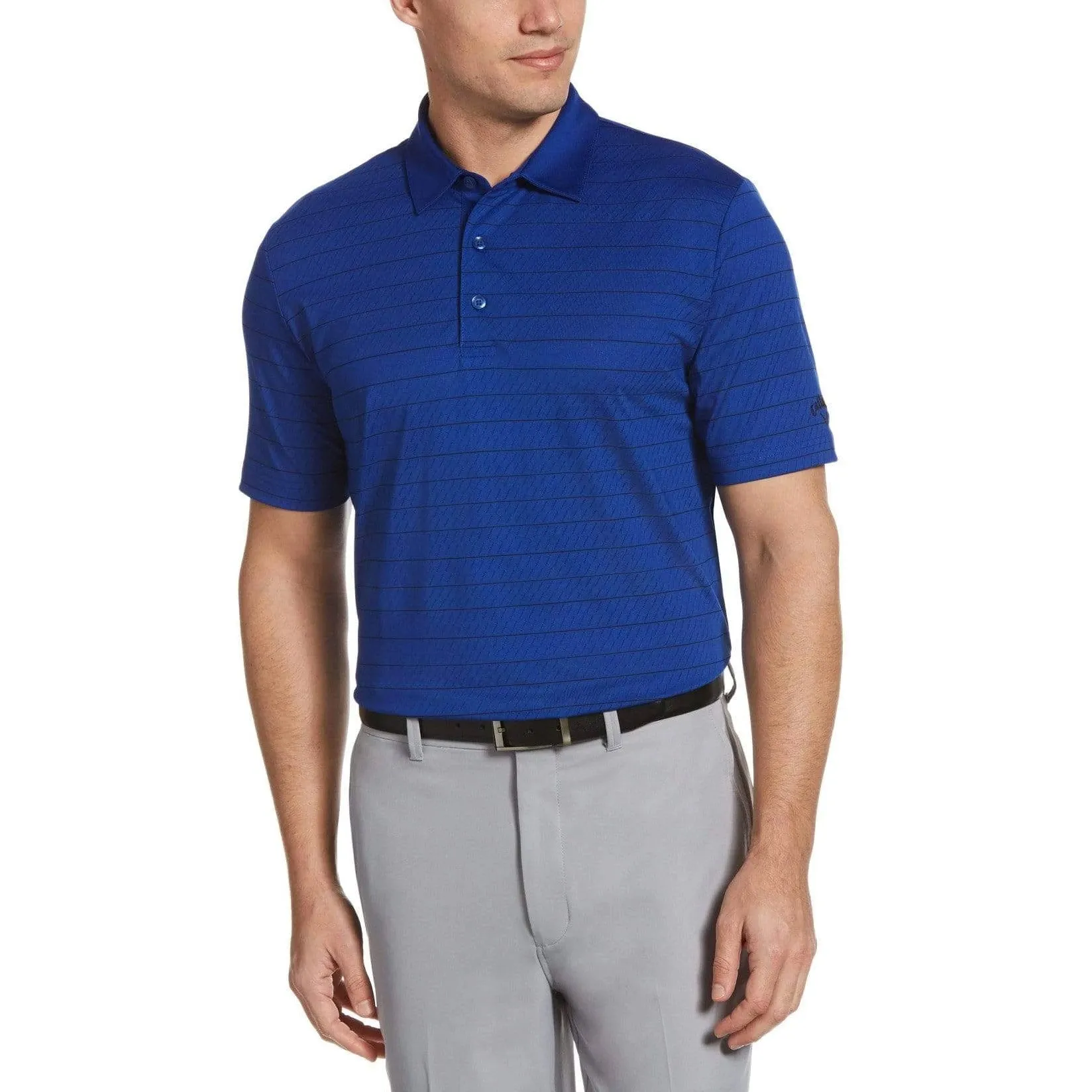 Callaway Ventilated Stripe Mens Golf Polo