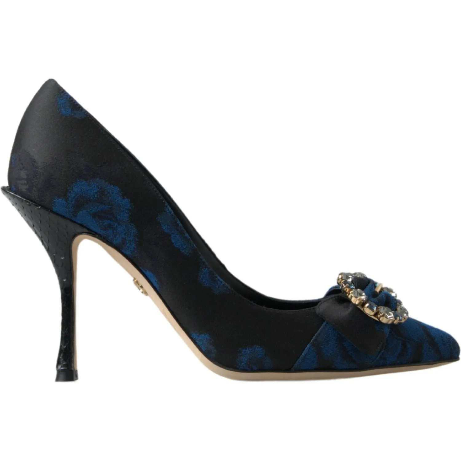 Dolce & Gabbana Elegant Blue Crystal Embellished Pumps