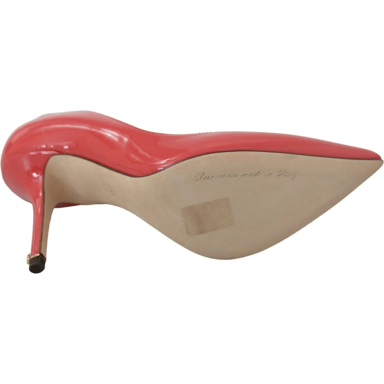 Dolce & Gabbana Elegant Dark Pink Patent Leather Pumps