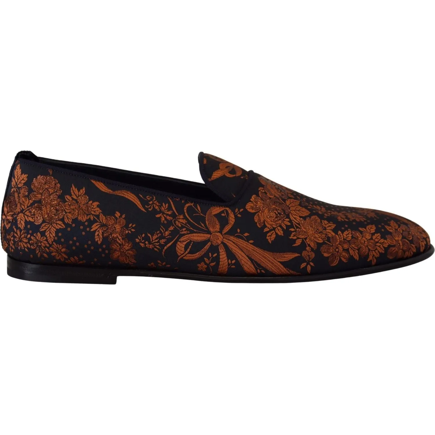 Dolce & Gabbana Elegant Floral Slip-On Loafers