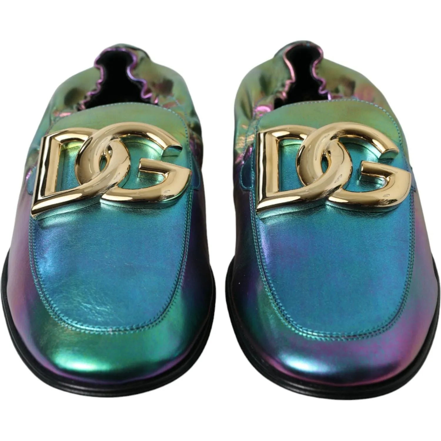 Dolce & Gabbana Elegant Iridescent Loafers for Gents