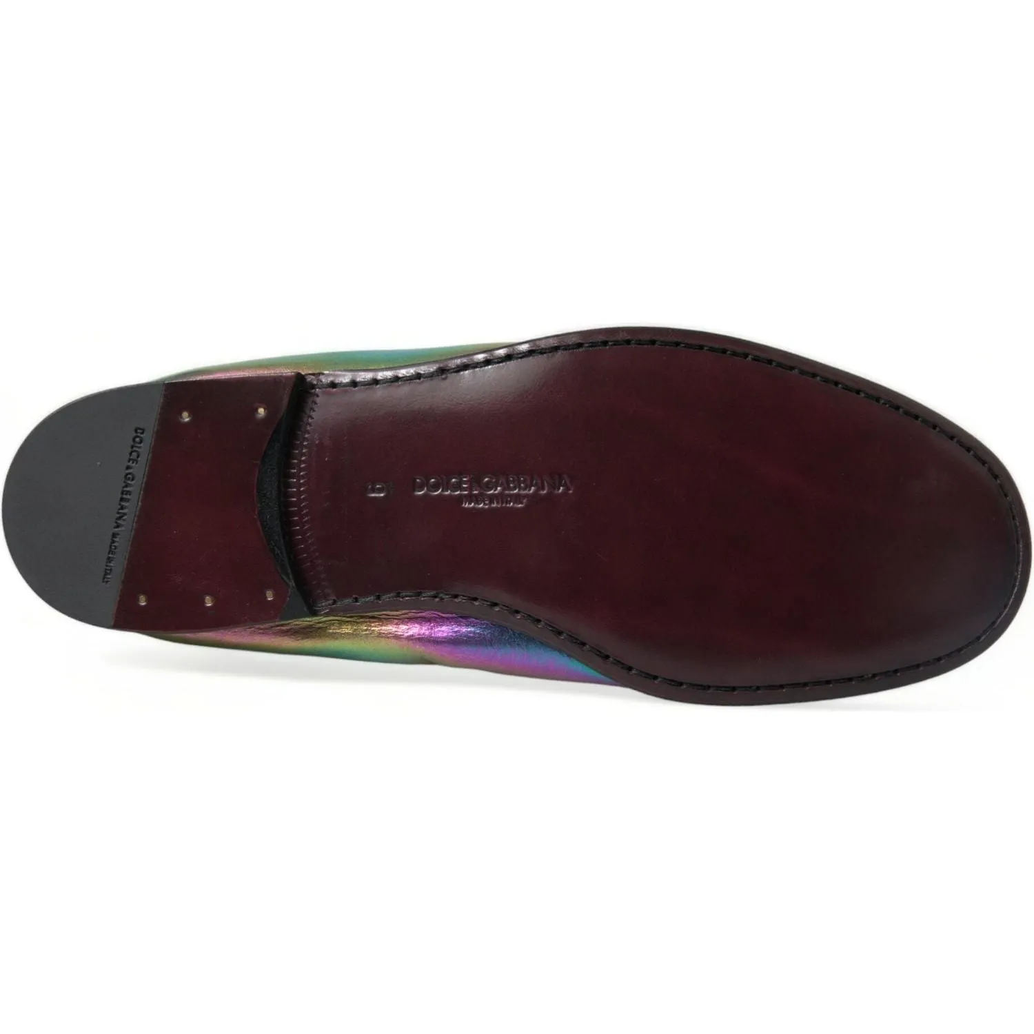 Dolce & Gabbana Elegant Iridescent Loafers for Gents