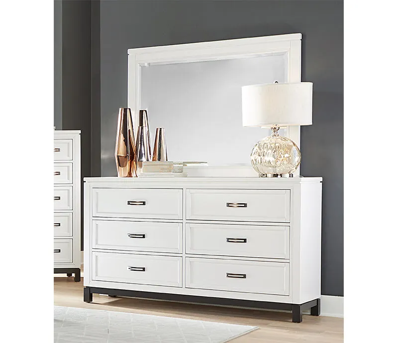 Hyde Park Dresser/Mirror - White