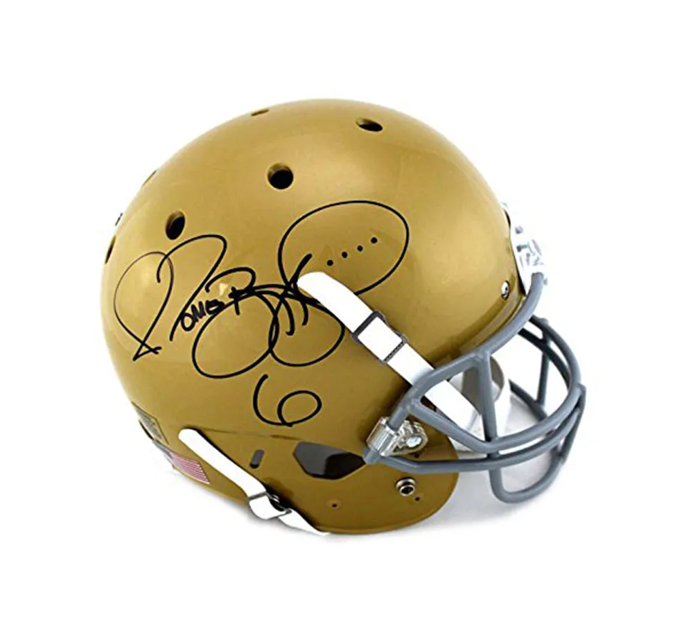 Jerome Bettis Signed Notre Dame Fighting Irish Schutt Full Size NCAA Helmet