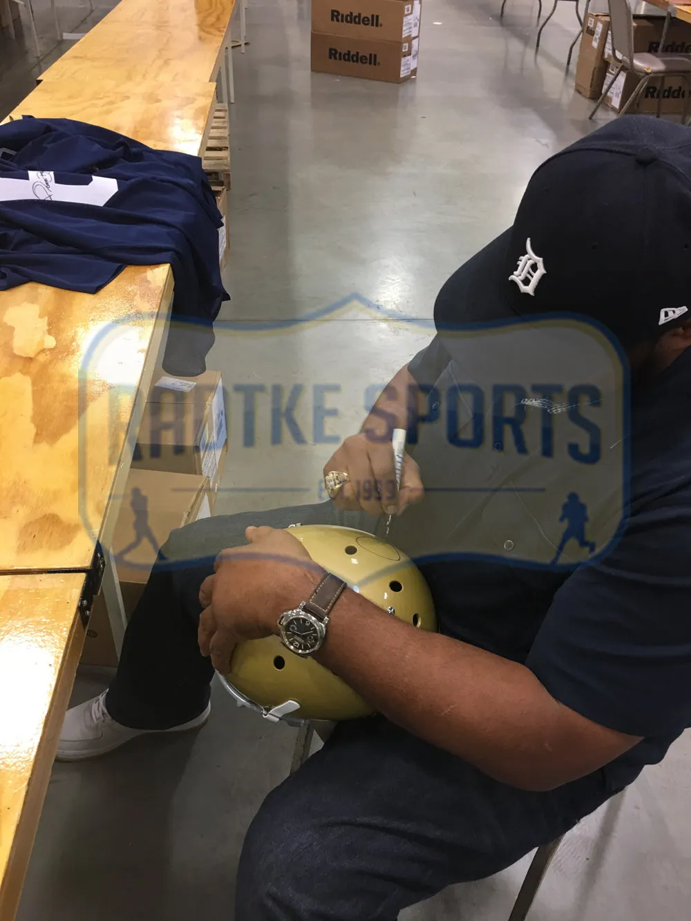 Jerome Bettis Signed Notre Dame Fighting Irish Schutt Full Size NCAA Helmet