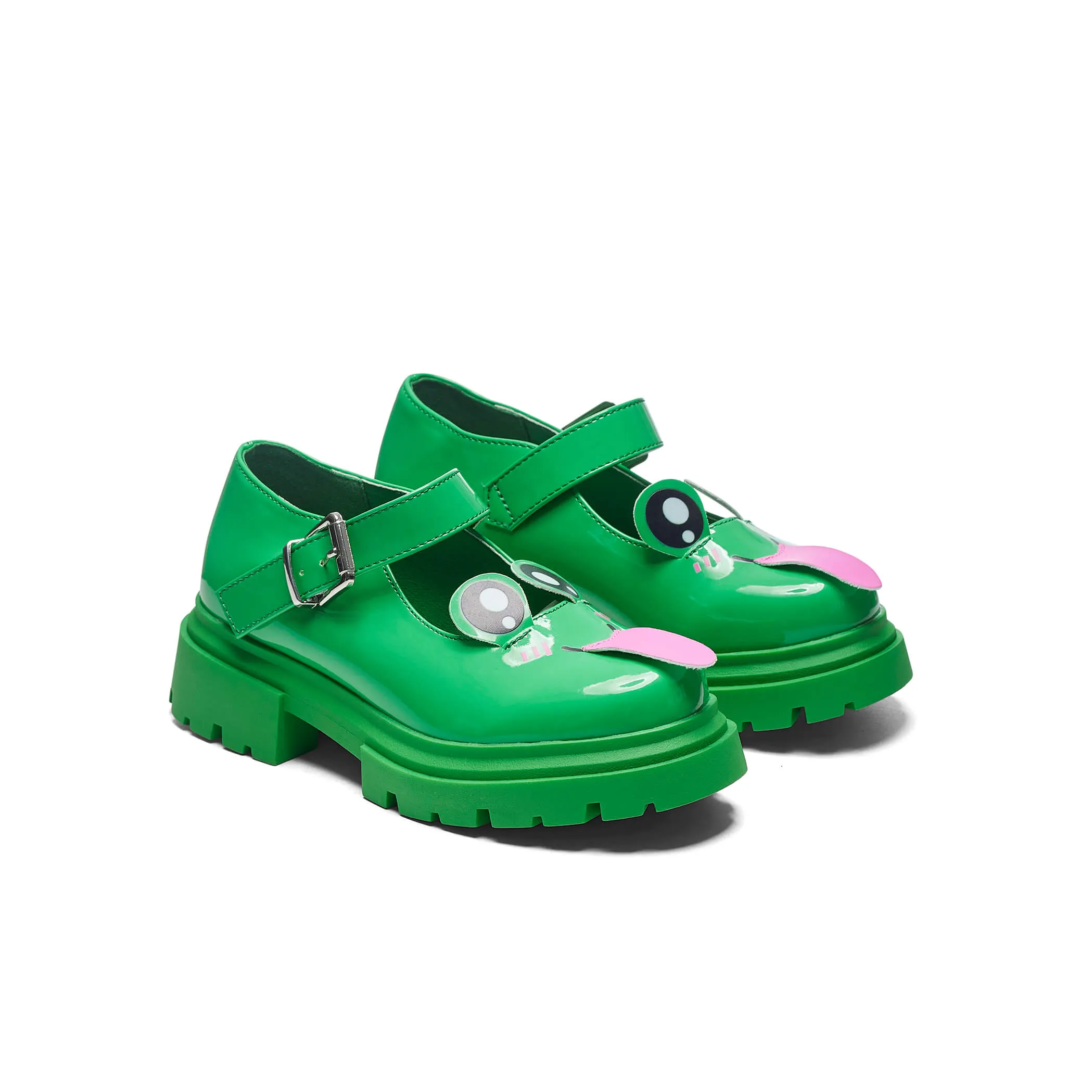 Lil’ Tira Cheeky Frog Mary Janes