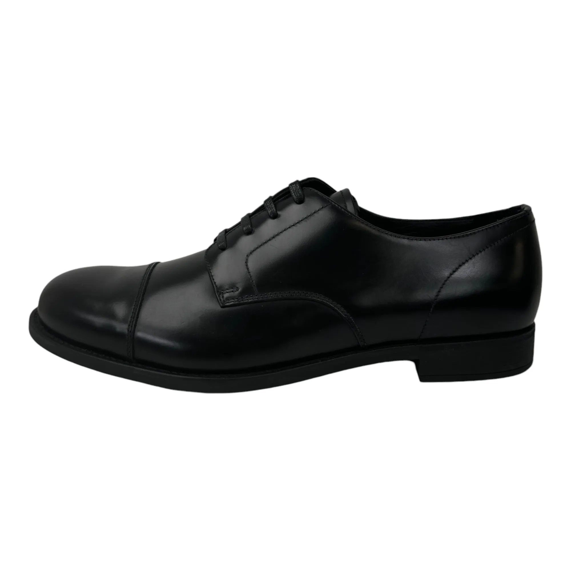 Men's Embossed Logo Loafers Black Size EU 42 / UK 8