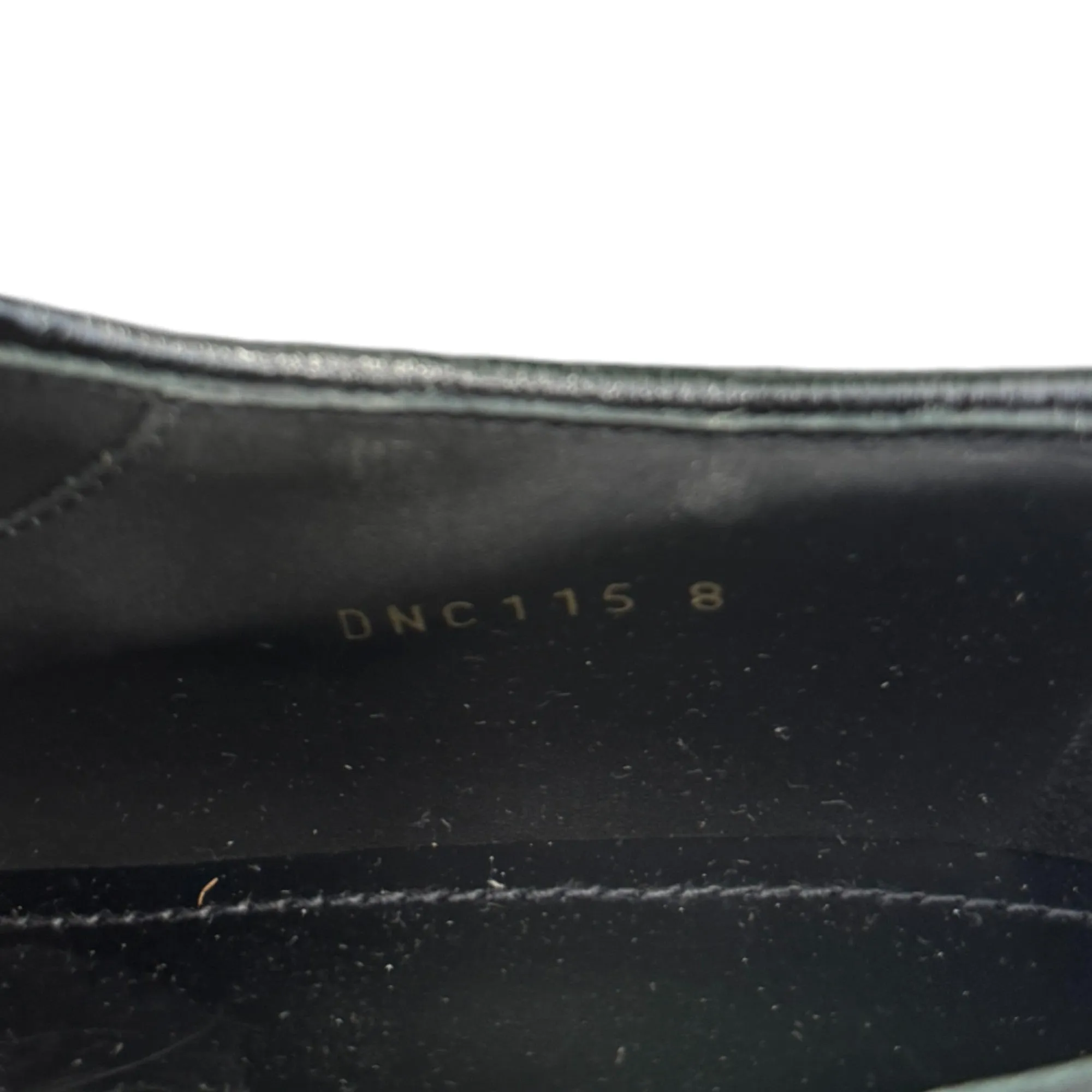 Men's Embossed Logo Loafers Black Size EU 42 / UK 8