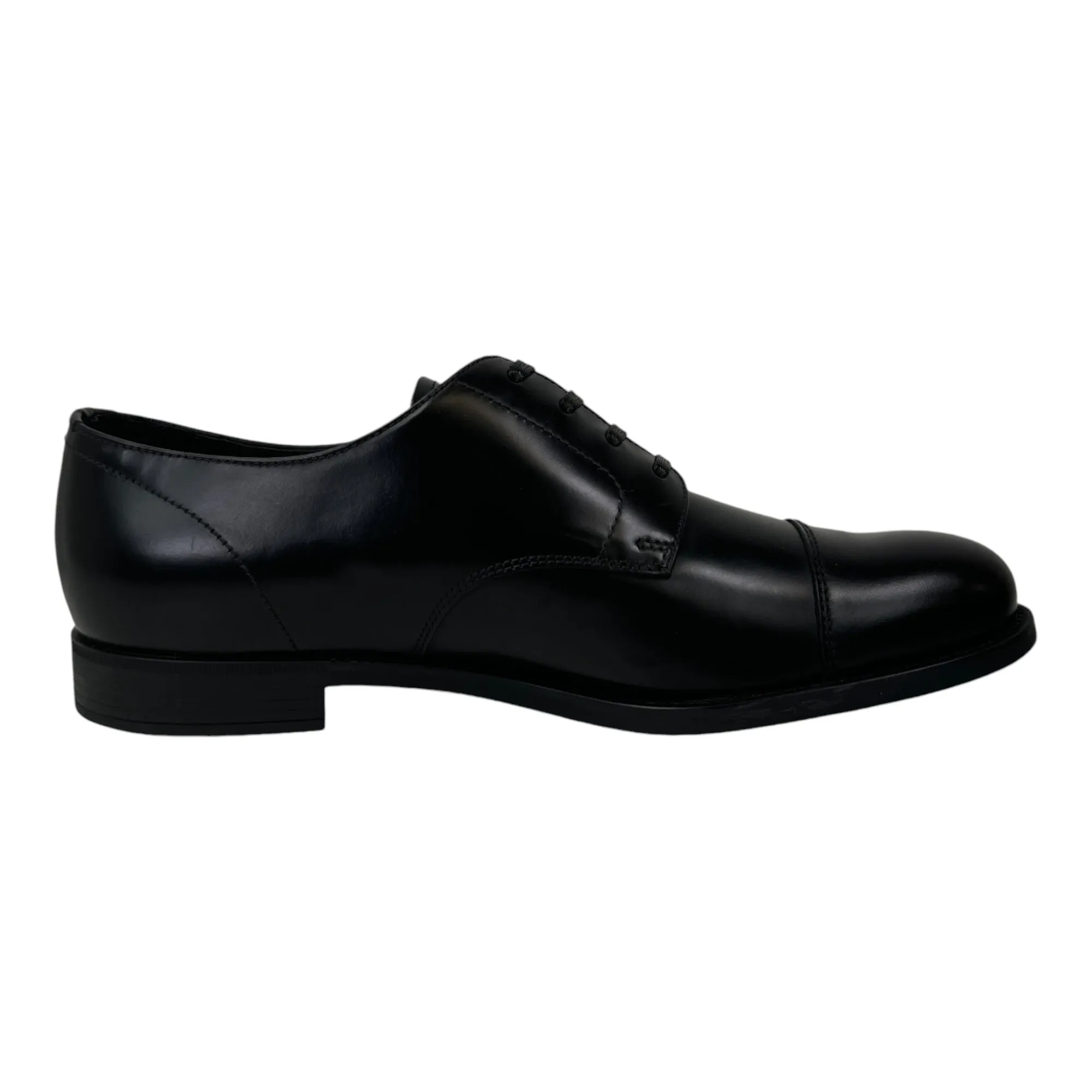 Men's Embossed Logo Loafers Black Size EU 42 / UK 8