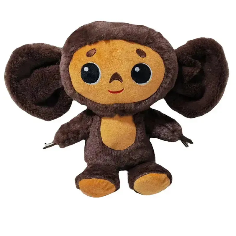 New Russia Anime Cheburashka Plush Doll | Big Eyes Monkey Cheburashka | Stuffed Plushie Toys | Lovely Appease Pillow for Kids Gifts