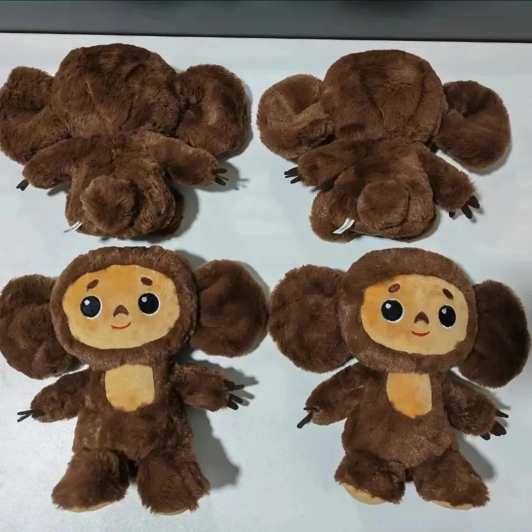 New Russia Anime Cheburashka Plush Doll | Big Eyes Monkey Cheburashka | Stuffed Plushie Toys | Lovely Appease Pillow for Kids Gifts