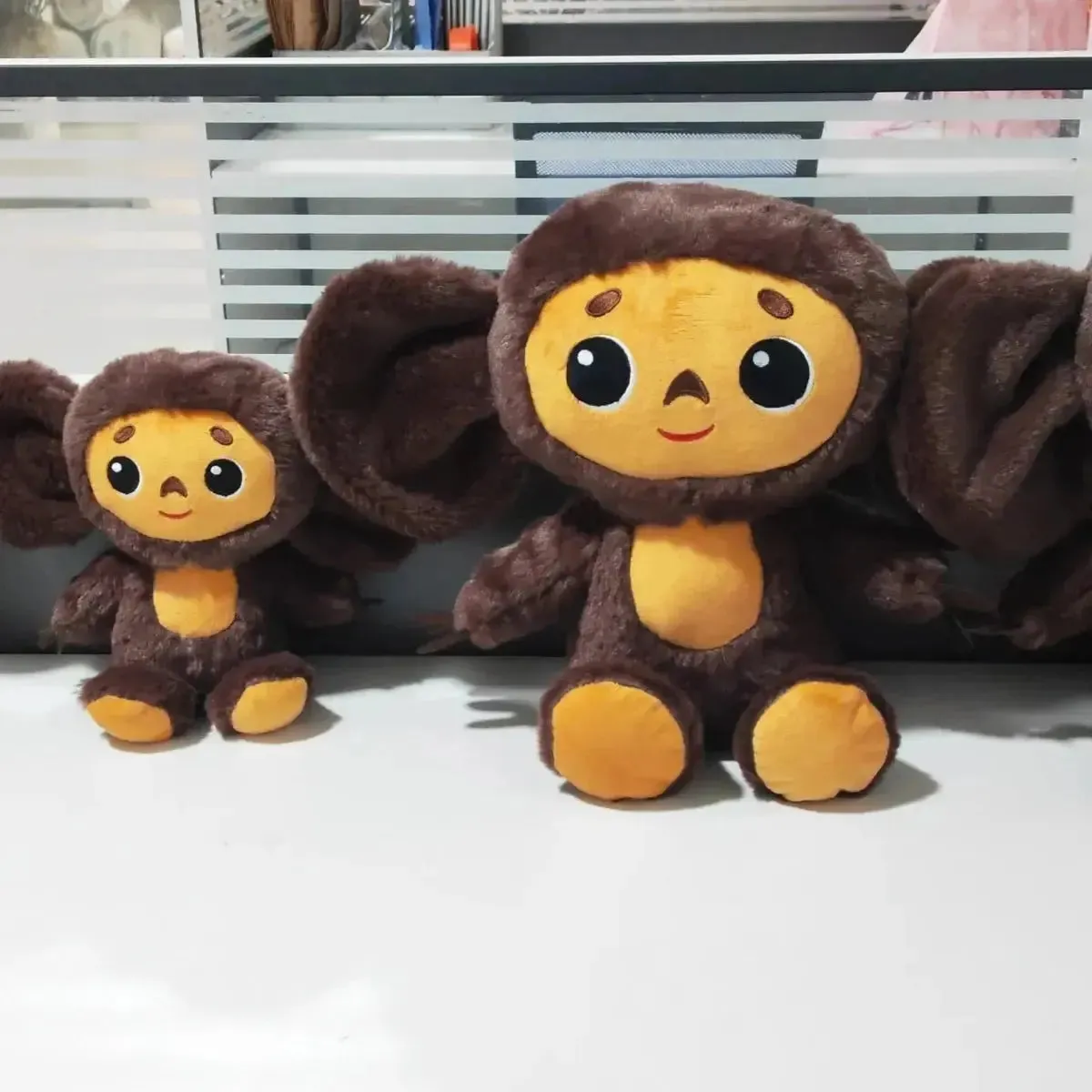 New Russia Anime Cheburashka Plush Doll | Big Eyes Monkey Cheburashka | Stuffed Plushie Toys | Lovely Appease Pillow for Kids Gifts