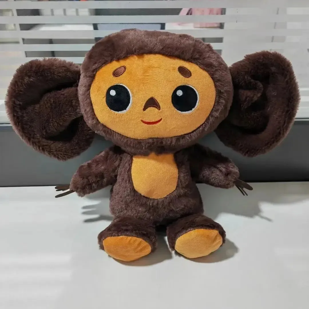 New Russia Anime Cheburashka Plush Doll | Big Eyes Monkey Cheburashka | Stuffed Plushie Toys | Lovely Appease Pillow for Kids Gifts