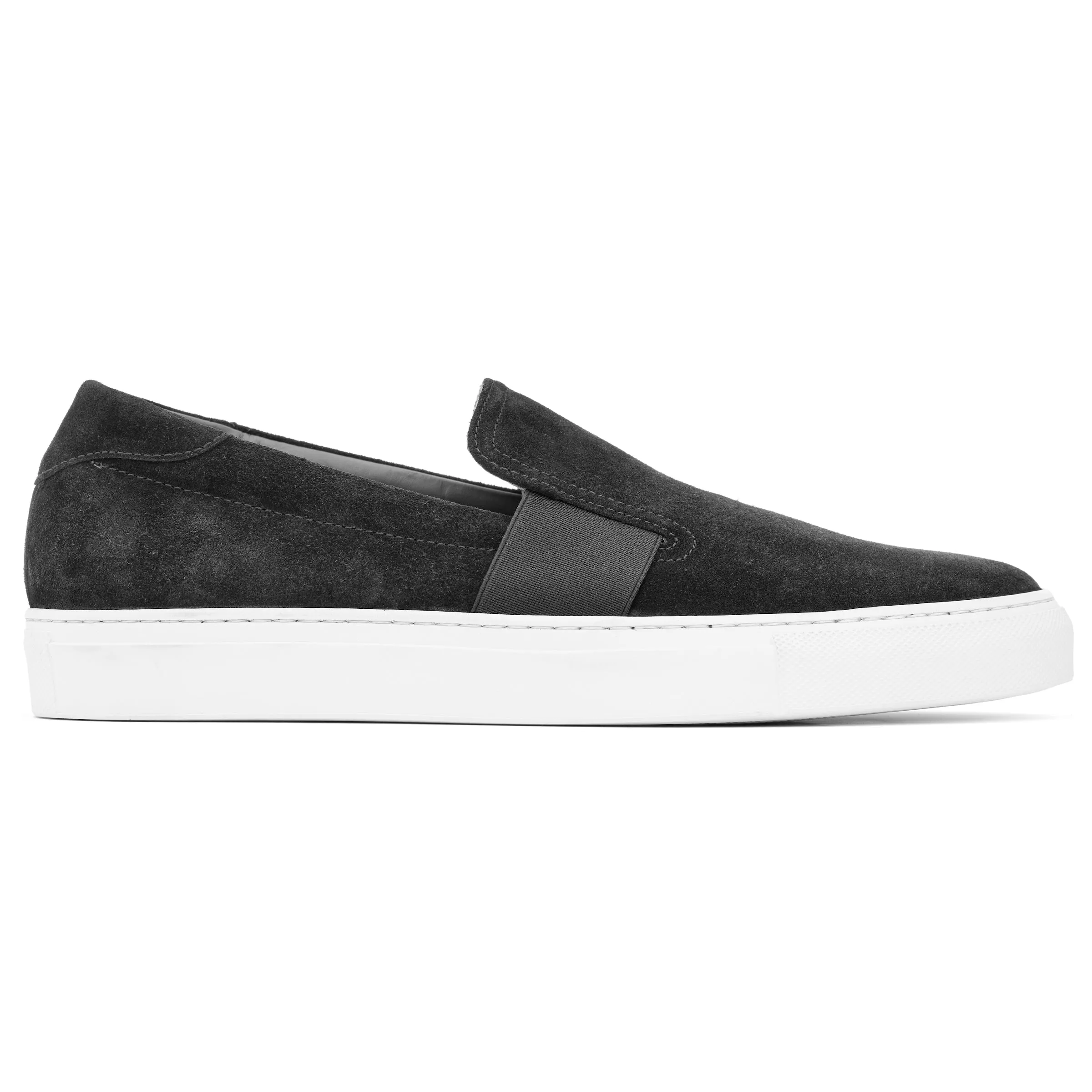 Newcastle Black Suede Slip-On Sneaker