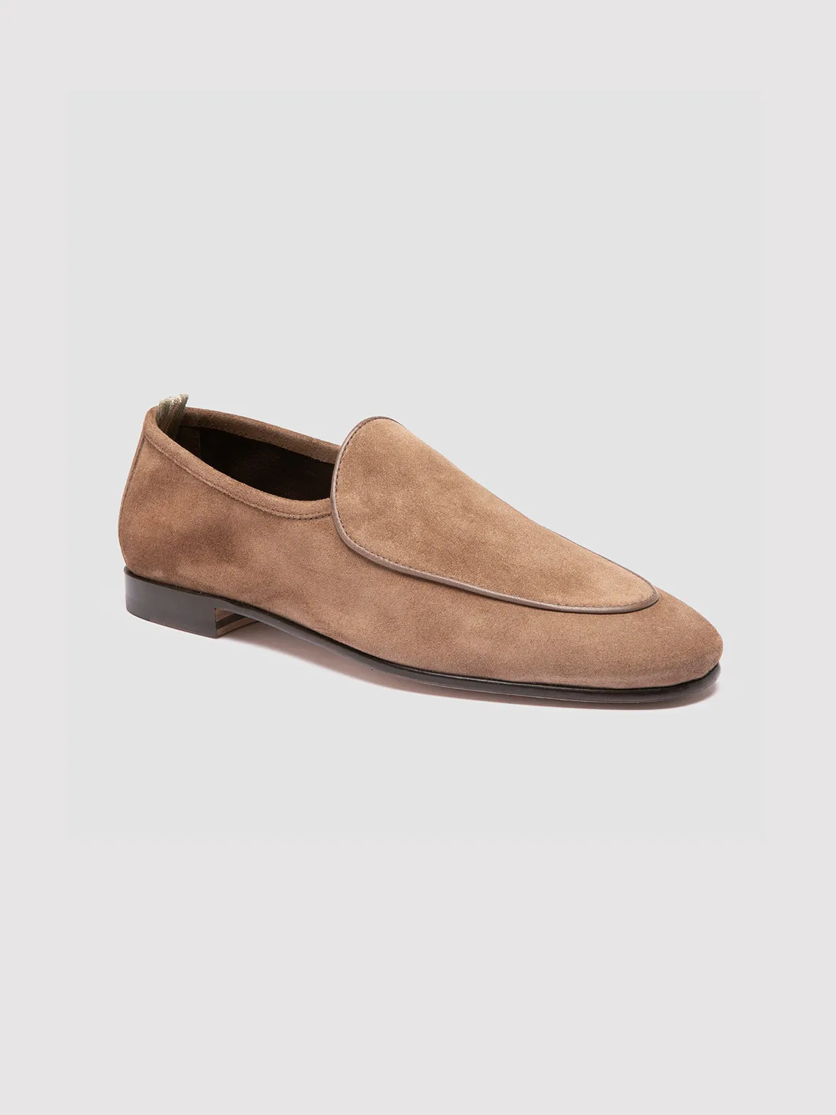 OLIVER 006 - Taupe Suede Venetian Loafers