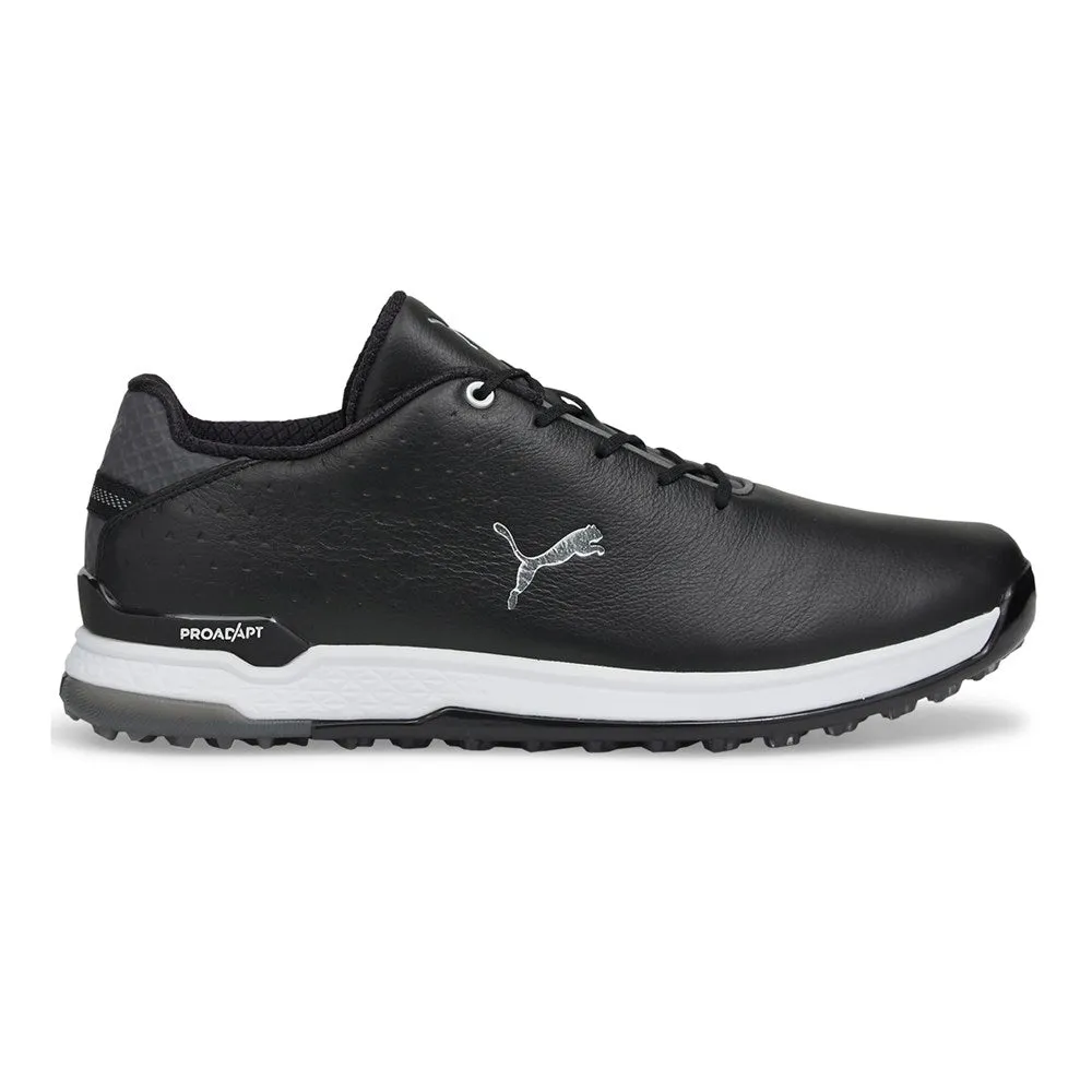 Puma PROADAPT ALPHACAT Leather Golf Shoes - Puma Black/Puma Silver