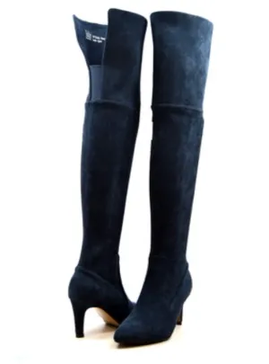 Stella Suede Over-The-Knee High Heel Boots - Stylish and Comfortable