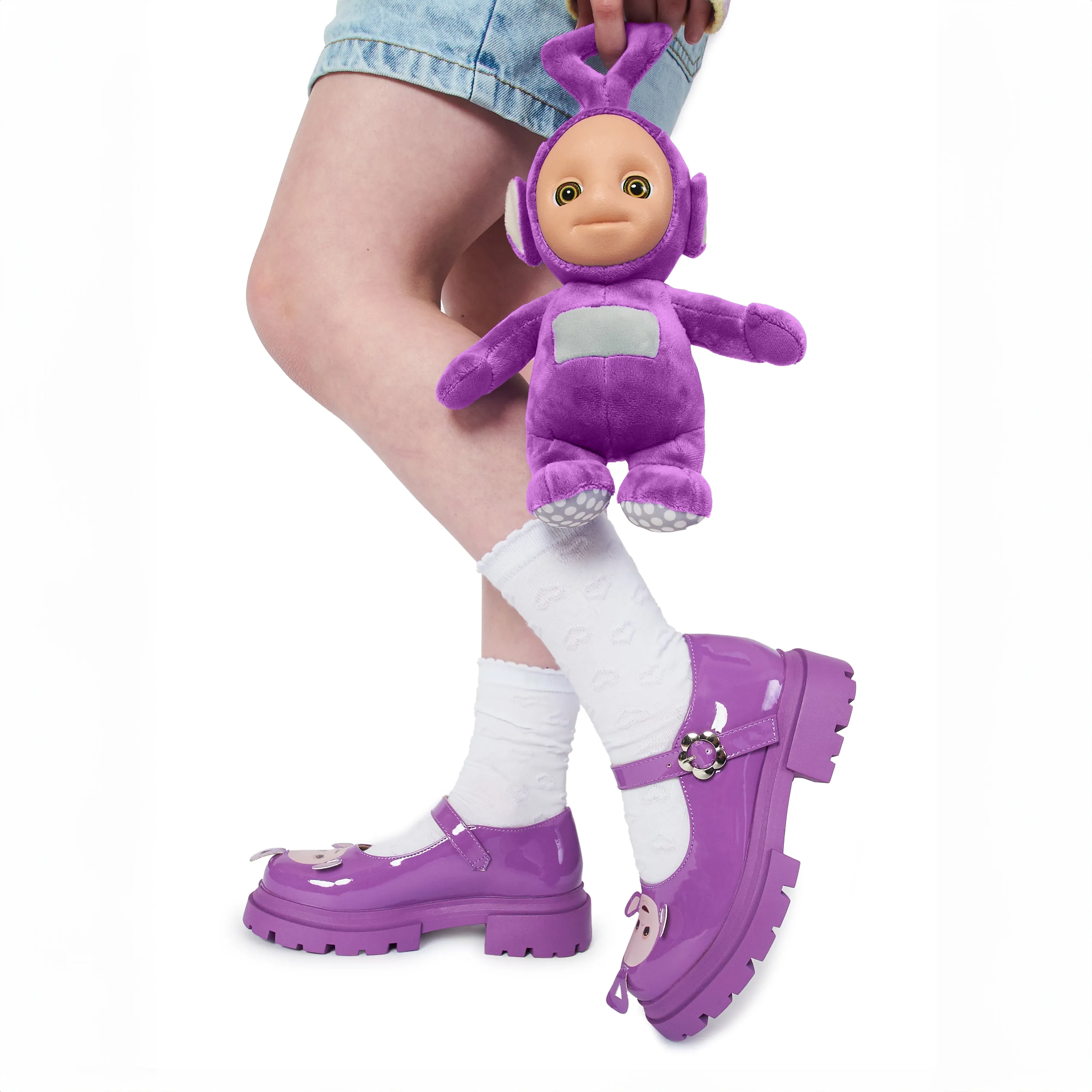 Tinky Winky Teletubbies Kidz Mary Janes - Purple